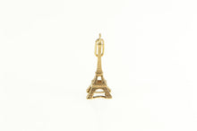 Load image into Gallery viewer, 14K 3D Eiffel Tower Paris France Landmark Souvenir Charm/Pendant Yellow Gold