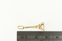 Load image into Gallery viewer, 14K 3D Eiffel Tower Paris France Landmark Souvenir Charm/Pendant Yellow Gold