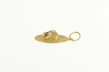 Load image into Gallery viewer, 14K 1950&#39;s September Birthstone Baby Face Child Charm/Pendant Yellow Gold