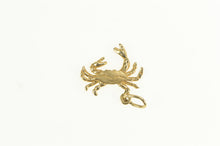 Load image into Gallery viewer, 14K Crab Cancer Astrology Symbol Star Sign Charm/Pendant Yellow Gold
