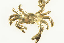 Load image into Gallery viewer, 14K Crab Cancer Astrology Symbol Star Sign Charm/Pendant Yellow Gold