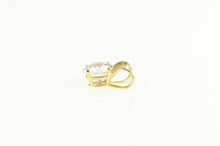 Load image into Gallery viewer, 14K Round Classic Solitaire Simple Statement Pendant Yellow Gold