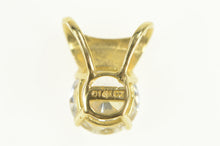 Load image into Gallery viewer, 14K Round Classic Solitaire Simple Statement Pendant Yellow Gold