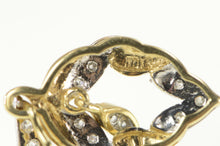 Load image into Gallery viewer, 10K Diamond Dangle Accent Twist Statement Pendant Yellow Gold