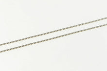 Load image into Gallery viewer, 14K 0.8mm Classic Square Chain Box Link Necklace 26.75&quot; White Gold