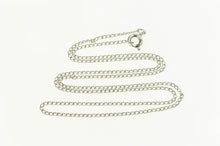 Load image into Gallery viewer, Sterling Silver 1.4mm Cable Chain Classic Link Necklace 16&quot;