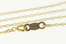 Load image into Gallery viewer, 14K 1.0mm Rolling Cable Twist Spiral Chain Necklace 17.75&quot; Yellow Gold