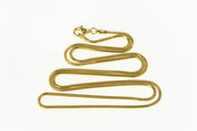 Load image into Gallery viewer, 14K 1.5mm Snake Link Classic Round Chain Necklace 20&quot; Yellow Gold