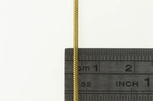 Load image into Gallery viewer, 14K 1.5mm Snake Link Classic Round Chain Necklace 20&quot; Yellow Gold