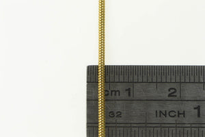 14K 1.5mm Snake Link Classic Round Chain Necklace 20" Yellow Gold