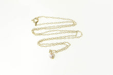 Load image into Gallery viewer, 14K 5.1mm Pearl Retro Classic Link Chain Necklace 17.25&quot; Yellow Gold