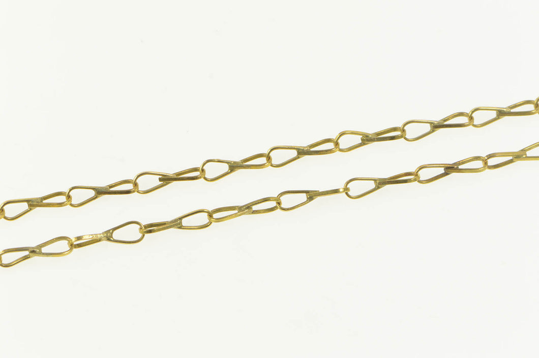 14K 3.0mm Figure 8 Paperclip Link Fancy Chain Necklace 23