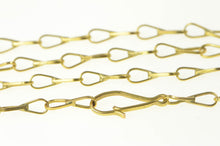 Load image into Gallery viewer, 14K 3.0mm Figure 8 Paperclip Link Fancy Chain Necklace 23&quot; Yellow Gold
