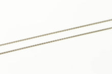 Load image into Gallery viewer, 14K 1.0mm Foxtail Link Classic Woven Chain Necklace 20&quot; White Gold