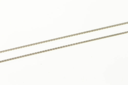 14K 1.0mm Foxtail Link Classic Woven Chain Necklace 20