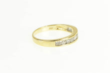 Load image into Gallery viewer, 14K 0.40 Ctw Classic Diamond Inset Wedding Band Ring Yellow Gold