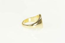 Load image into Gallery viewer, 14K Diamond K Monogram Letter Initial Oval Signet Ring Yellow Gold