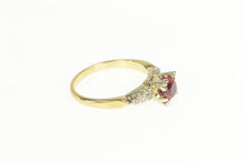 Load image into Gallery viewer, 14K 1940&#39;s 0.93 Ctw Spinel Diamond Engagement Ring Yellow Gold