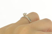 Load image into Gallery viewer, 14K 0.54 Ctw Classic Diamond Engagement Ring White Gold