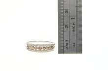 Load image into Gallery viewer, 10K 0.50 Ctw Cognac &amp; White Diamond Wedding Band Ring White Gold