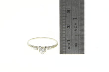 Load image into Gallery viewer, 14K 0.30 Ctw 1940&#39;s Diamond Classic Engagement Ring White Gold