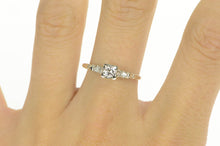 Load image into Gallery viewer, 14K 0.30 Ctw 1940&#39;s Diamond Classic Engagement Ring White Gold