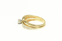 Load image into Gallery viewer, 14K 0.18 Ctw Diamond Classic Simple Engagement Ring Yellow Gold