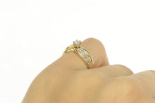 Load image into Gallery viewer, 14K 0.18 Ctw Diamond Classic Simple Engagement Ring Yellow Gold