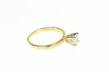 Load image into Gallery viewer, 14K 0.66 Ct Round Brilliant Cut Diamond Solitaire Ring Yellow Gold