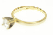 Load image into Gallery viewer, 14K 0.66 Ct Round Brilliant Cut Diamond Solitaire Ring Yellow Gold