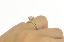 Load image into Gallery viewer, 14K 0.66 Ct Round Brilliant Cut Diamond Solitaire Ring Yellow Gold