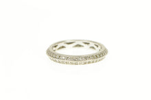 Load image into Gallery viewer, 14K 0.66 Ctw Diamond Eternity Anniversary Wedding Ring White Gold