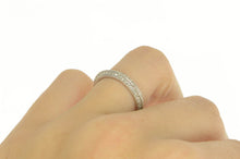 Load image into Gallery viewer, 14K 0.66 Ctw Diamond Eternity Anniversary Wedding Ring White Gold