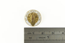 Load image into Gallery viewer, 10K Saint James Mercy Hospital Enamel Lapel Pin/Brooch Yellow Gold