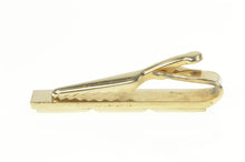 Load image into Gallery viewer, Gold Filled Carved Squared Mother of Pearl Retro Tie Bar