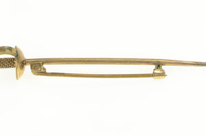 Gold Filled Victorian Fencing Foil Épée Sabre Sword Pin/Brooch