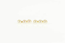 Load image into Gallery viewer, 14K Retro Tiered Pearl Bar Drop Stud Earrings Yellow Gold