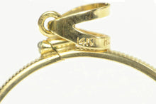 Load image into Gallery viewer, 14K 1 oz. Gold Panda Coin Holder Bezel Pendant Yellow Gold