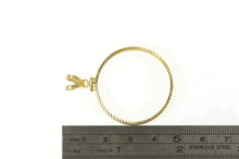 Load image into Gallery viewer, 14K 1 oz. Gold Panda Coin Holder Bezel Pendant Yellow Gold