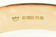 Load image into Gallery viewer, 9K Victorian English 1895 Leaf Engraved Elaborate Bangle Bracelet 7&quot; Yellow Gold