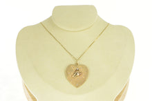 Load image into Gallery viewer, 14K 1950&#39;s Diamond Hand Heart Give You The Stars Charm/Pendant Yellow Gold