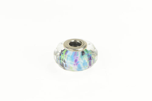 Sterling Silver Pandora Tropical Sea Glass Murano Designer Charm/Pendant