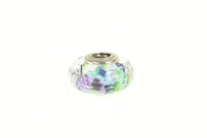 Sterling Silver Pandora Tropical Sea Glass Murano Designer Charm/Pendant