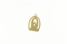 Load image into Gallery viewer, 14K Wien Vienna Austria Travel Souvenir Charm/Pendant Yellow Gold