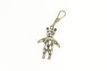 Load image into Gallery viewer, Sterling Silver 3D Articulated Teddy Bear Stuffed Animal Charm/Pendant