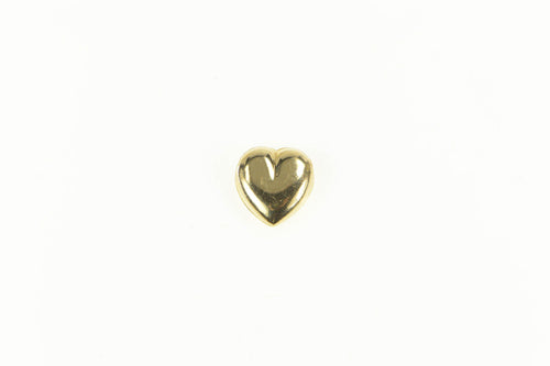14K Puffy Heart Love Symbol Classic Charm/Pendant Yellow Gold