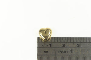 14K Puffy Heart Love Symbol Classic Charm/Pendant Yellow Gold