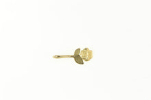 Load image into Gallery viewer, 14K Diamond Cut Rose Cut Small Flower Charm/Pendant Yellow Gold