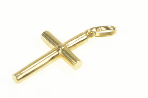 14K Classic Christian Faith Cross Symbol Charm/Pendant Yellow Gold