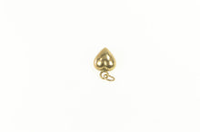 Load image into Gallery viewer, 14K Simple Puffy Heart Cute Love Symbol Charm/Pendant Yellow Gold